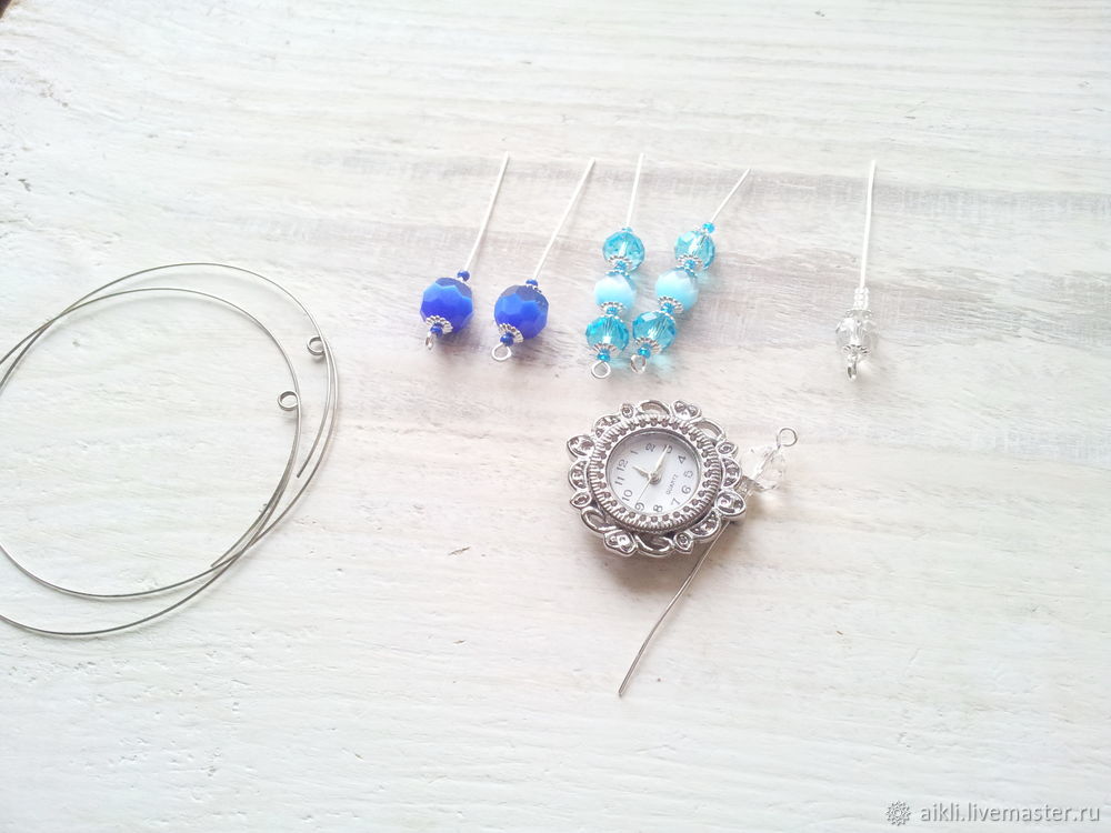 Мастер-класс: часы «Вьюга» на проволоке с памятью | Журнал Ярмарки Мастеров