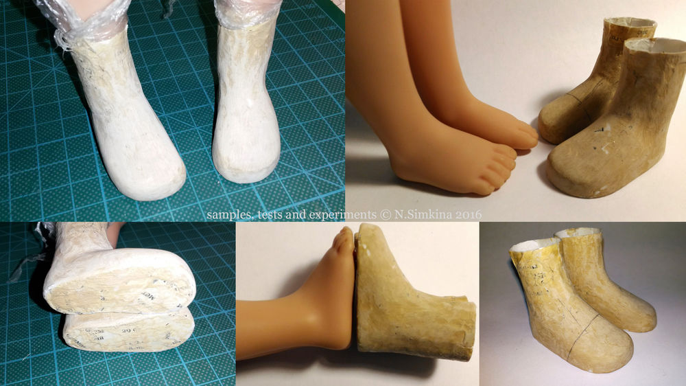 Делаем колодки для кукольной обуви, или Снимаем слепок с кукольной ножки:  Мастер-Классы в журнале Ярмарки Мастеров