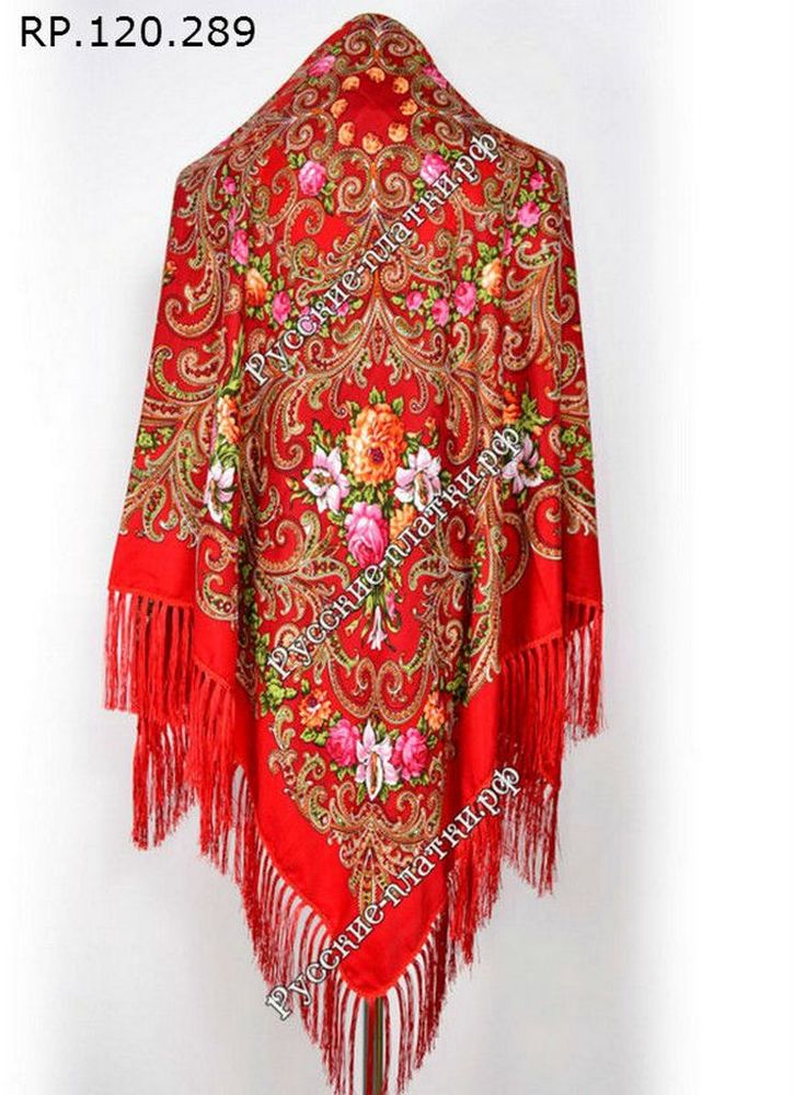 Образцы "Русский платок" 120на120см | Журнал Ярмарки Мастеров