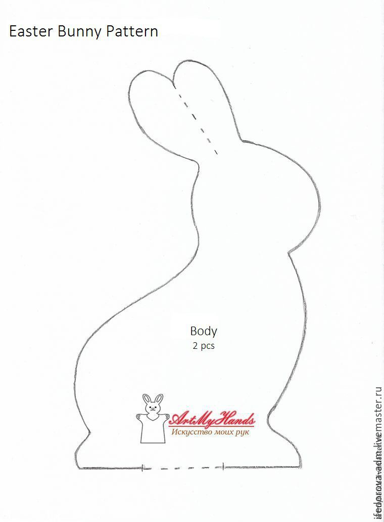 Sewing an Easter Bunny Журнал Ярмарки Мастеров