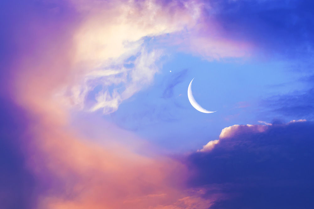 thr moon Ảnh ấn tượng, Phong cảnh, Nghệ thuật ảo ảnh