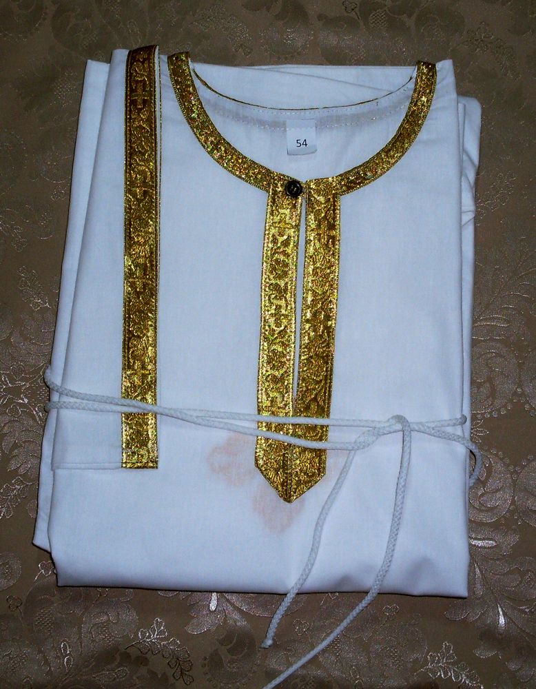 Крестильная рубашка мс косынкой, для взрослых, для святых источников.