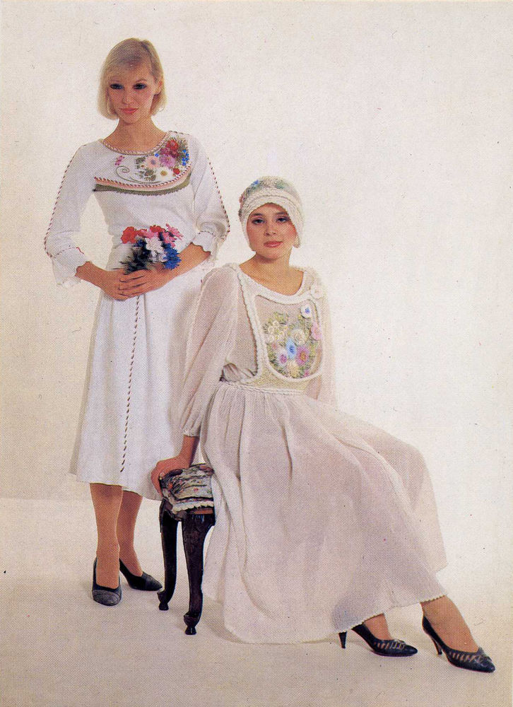 Свадебные платья 1988 года