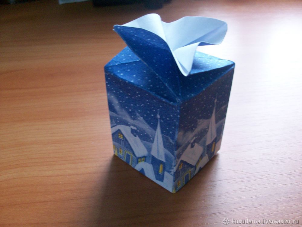 Оригами коробочка из бумаги своими руками