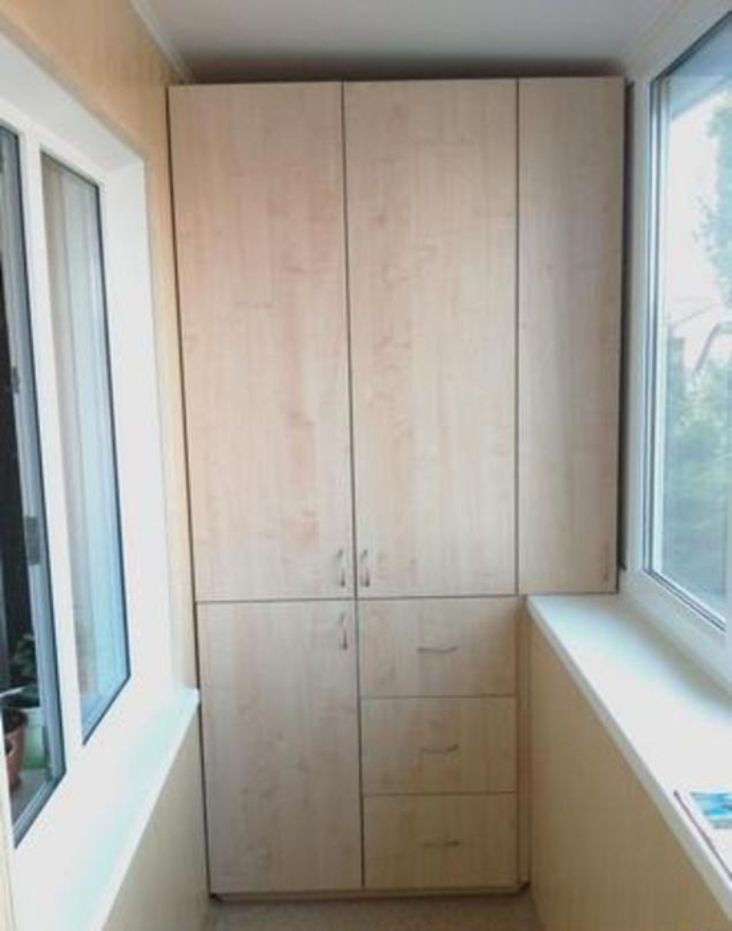 Шкаф на балконе фото как красиво сделать панельный дом