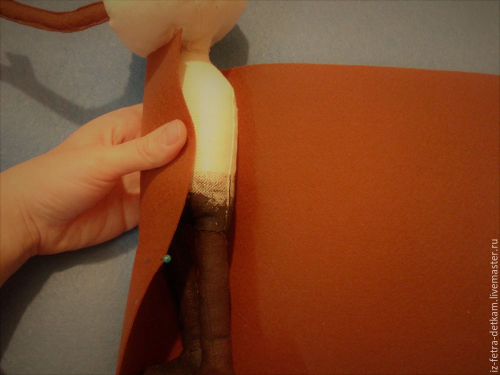 Шьем героя мультфильма «Новогодняя сказка» — Чудище-Снежище. Часть 1, фото № 45