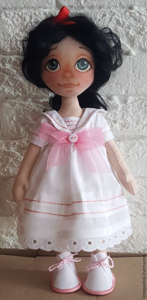Платье-матроска для куклы мастер-класс, фото № 3