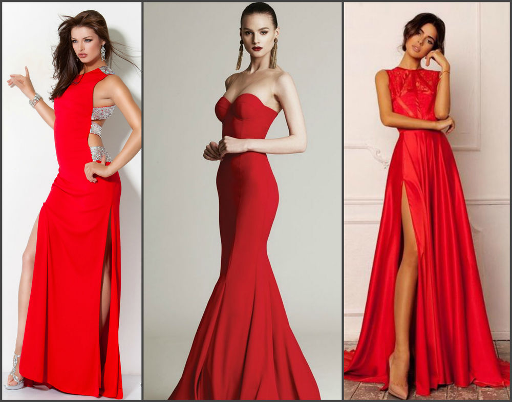 Красное платье на Новый 2019 год – фото и советы
