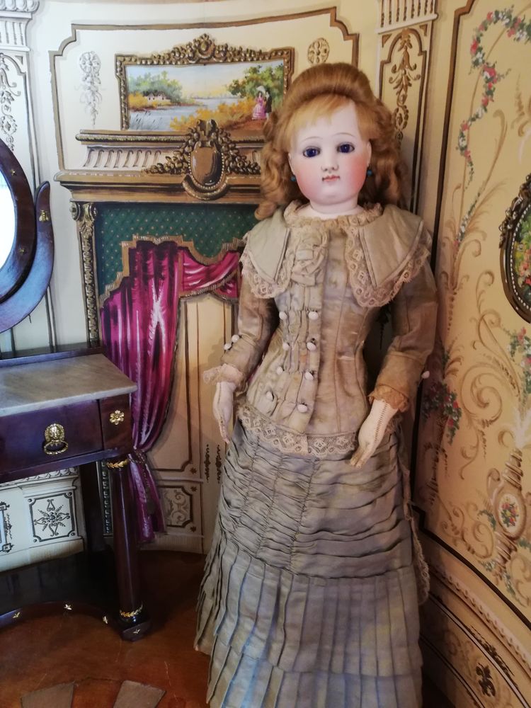 Кукла коллекционная Барышня в летнем платье 19 века -