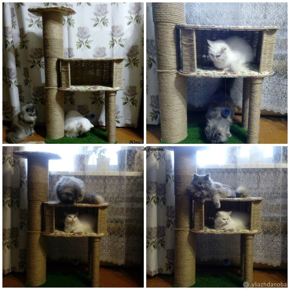 Мастерим домик для кошки, фото № 12