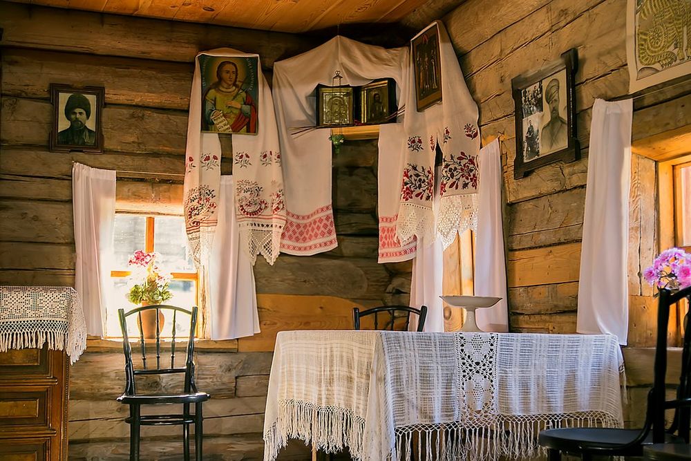 новый фото старинных русских деревенских рушников одной стороны