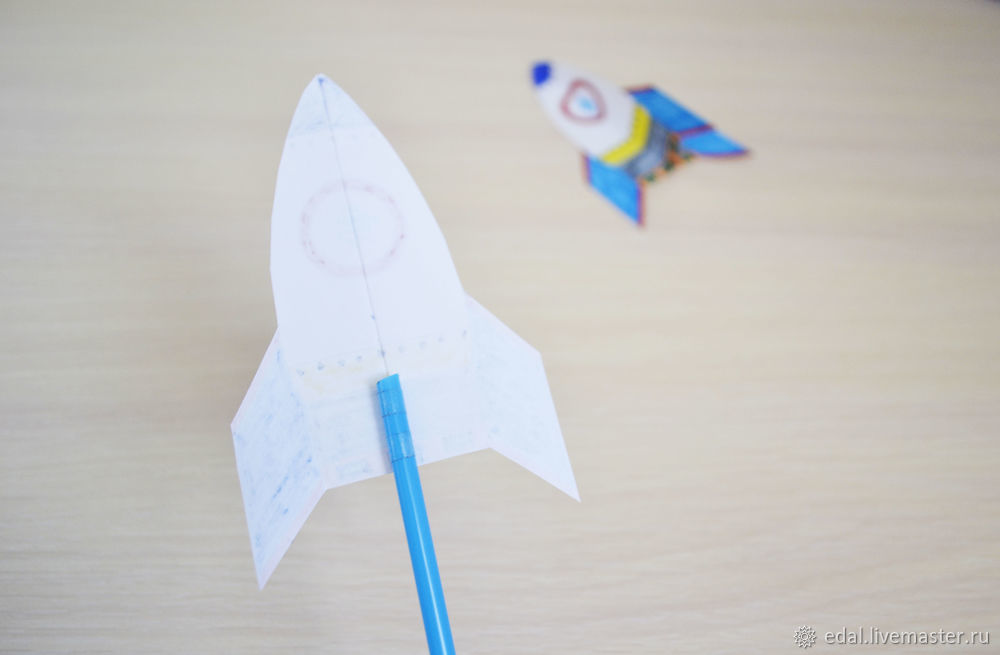 Ракета из бумаги своими руками. Оригами