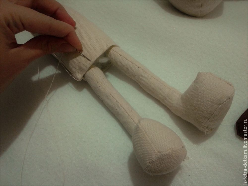 Шьем героя мультфильма «Новогодняя сказка» — Чудище-Снежище. Часть 1, фото № 23