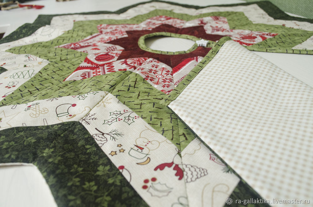 Шьем юбку для елки в стиле пэчворк, фото № 23 Шьем юбку для елки в стиле пэчворк, фото № 23