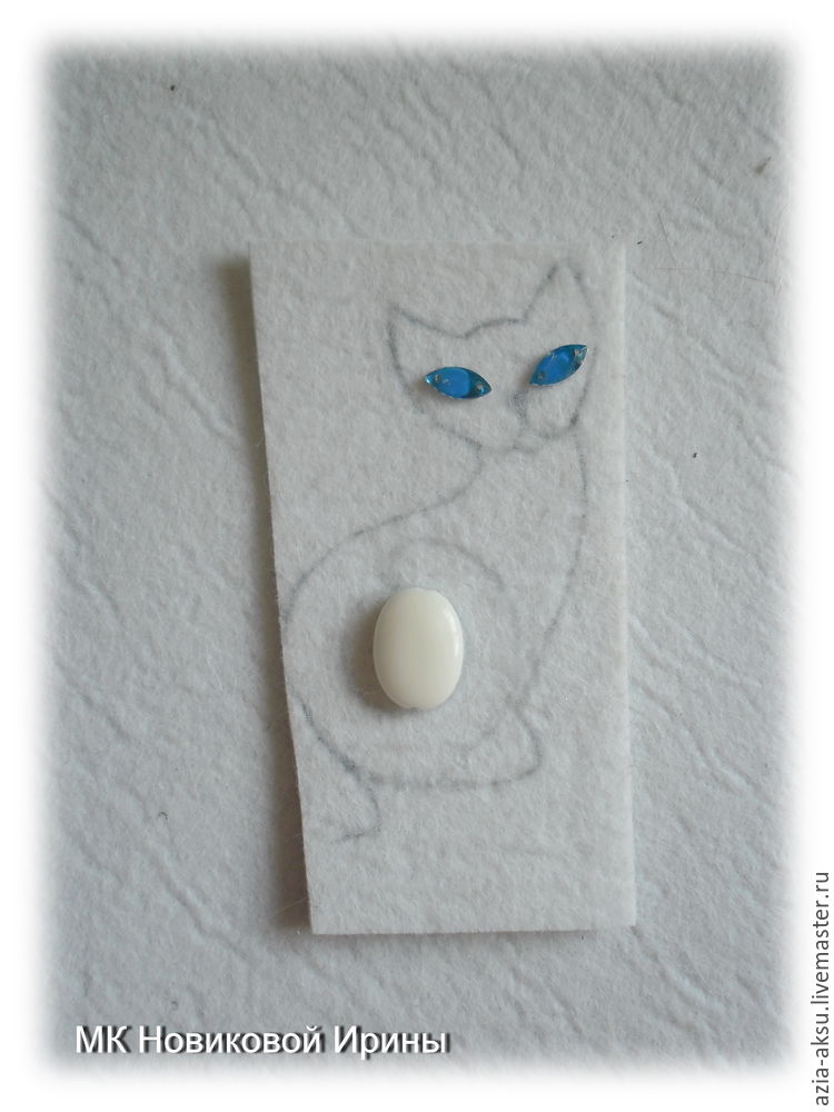 Кошка-брошка вышиваем бисером голубоглазую сиамскую красавицу, фото № 3
