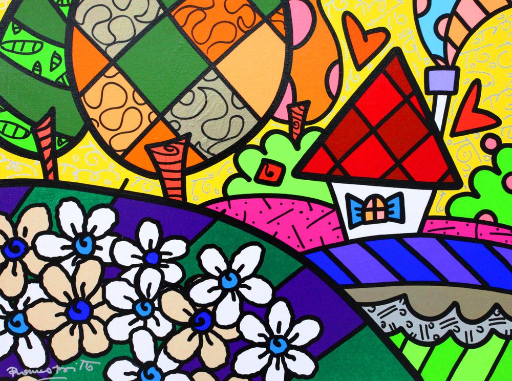 Romero britto картины