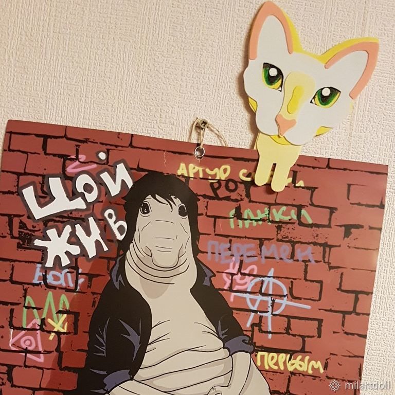 Делаем закладку «Кошечка» из фоамирана, фото № 8закладка своими руками Делаем закладку «Кошечка» из фоамирана, фото № 8