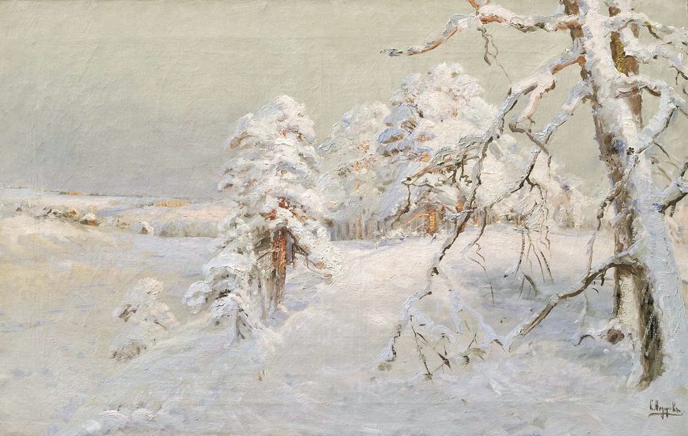 Сказочные зимние пейзажи русских художников, фото № 12